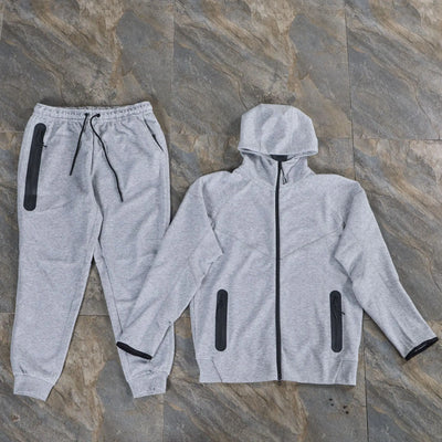 Top Quality 9 Colors Tech Fleece Tracksuits for Men Sports Athletic Zipper Hoodie Jogging Pants Oversize Two Piece Sportswear