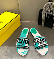 Fendi Women's Logo Slides – Luxury Comfort with Iconic Style