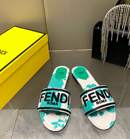 Fendi Women's Logo Slides – Luxury Comfort with Iconic Style