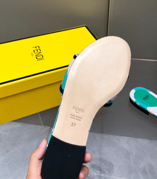 Fendi Women's Logo Slides – Luxury Comfort with Iconic Style