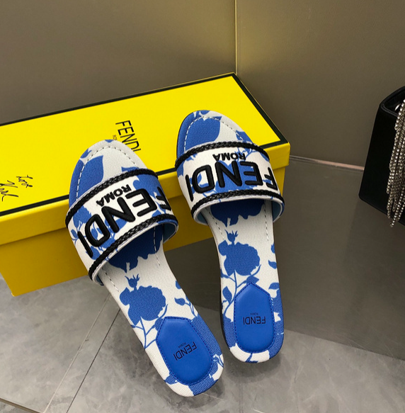 Fendi Women's Logo Slides – Luxury Comfort with Iconic Style