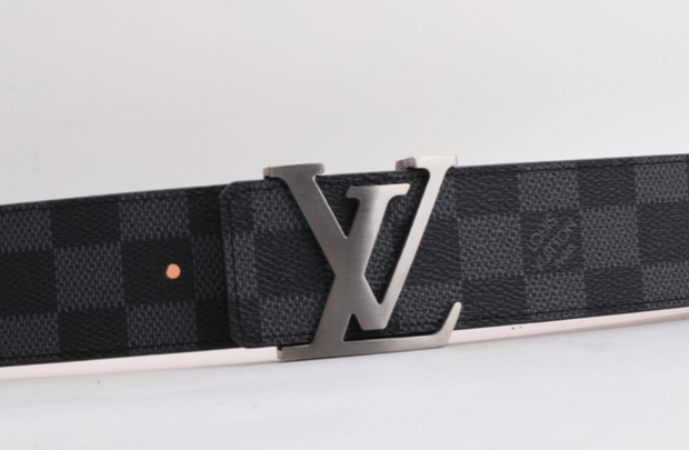 Louis Vuitton LV Initiales 40mm Reversible Belt – Damier Graphite Canvas