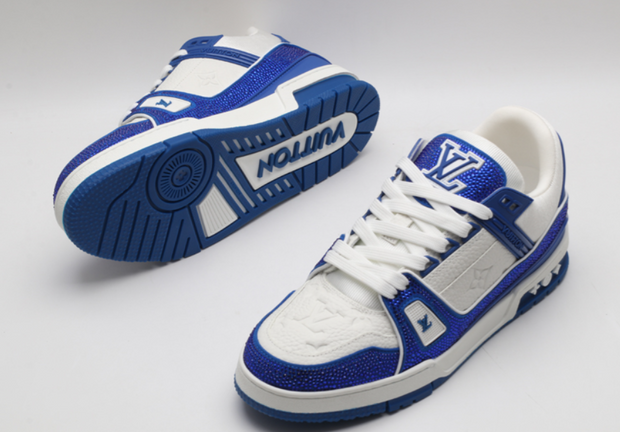 Louis Vuitton Trainer Sneaker – Embossed Monogram & Premium Detailing