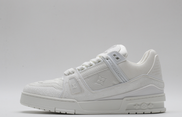 Louis Vuitton Trainer Sneaker – Embossed Monogram & Premium Detailing