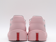 Prada Mesh & Patent Leather Sneaker – Luxury Low-Top Trainer