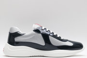 Prada Mesh & Patent Leather Sneaker – Luxury Low-Top Trainer