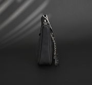Prada Re-Edition 2005 Nylon Shoulder Bag – Black with Silver Chain
