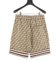 Dior Oblique Monogram Mesh Shorts – Beige/Brown