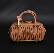 Miu Miu Matelassé Leather Mini Top-Handle Bag