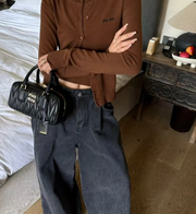 Miu Miu Matelassé Leather Mini Top-Handle Bag