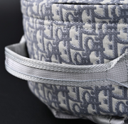 Dior Oblique Jacquard Backpack – Navy Blue