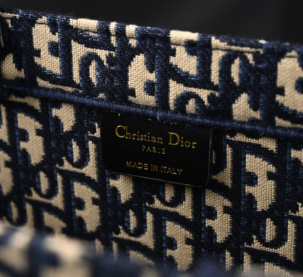 Dior Oblique Embroidered Large Book Tote