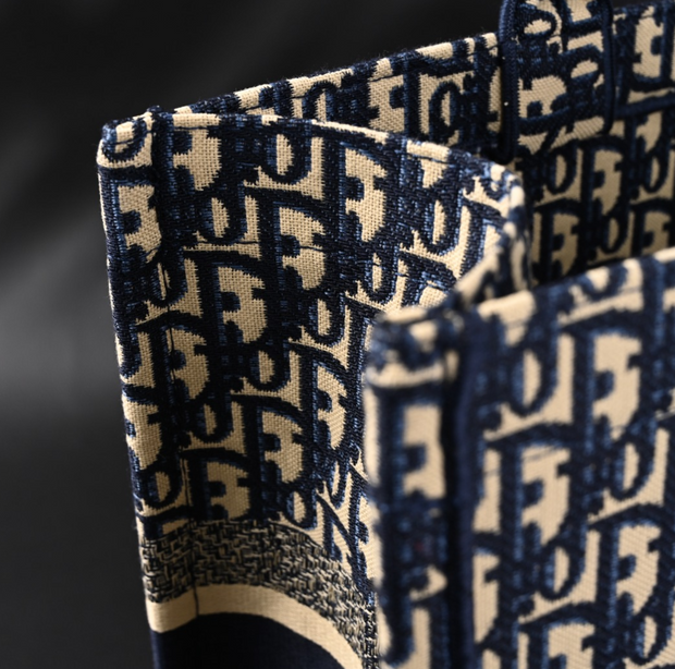 Dior Oblique Embroidered Large Book Tote