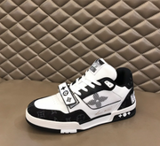 Louis Vuitton Trainer Sneaker – Black & White Monogram