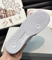Nike Air Force 1 Low “Clot x Fragment – White Silk Skeleton”