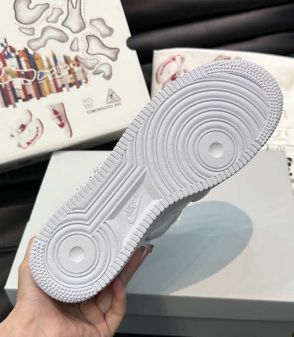 Nike Air Force 1 Low “Clot x Fragment – White Silk Skeleton”