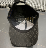 Louis Vuitton Monogram Rhinestone Baseball Cap – Black