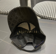 Louis Vuitton Monogram Rhinestone Baseball Cap – Black