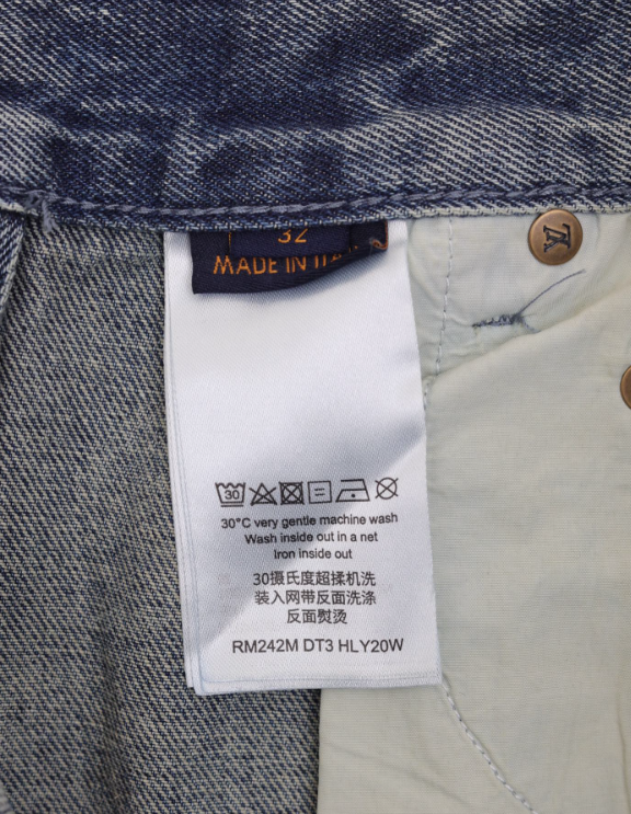 Louis Vuitton Monogram Panel Denim Jacket