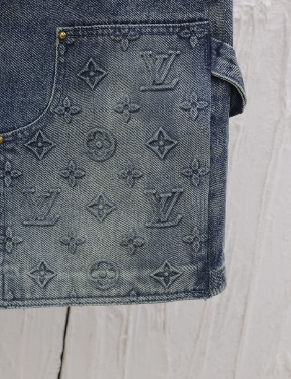 Louis Vuitton Monogram Panel Denim Jacket