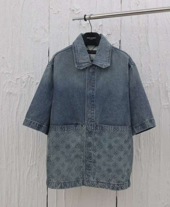 Louis Vuitton Monogram Panel Denim Jacket