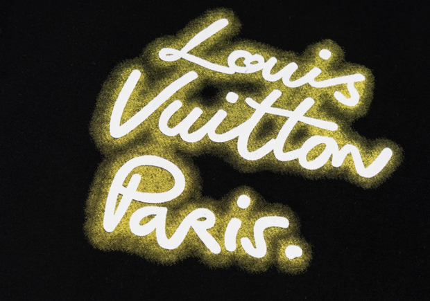 Louis Vuitton Paris Graffiti Script Tee