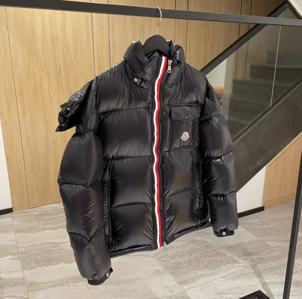 Moncler Maya Glossy Black Down Jacket