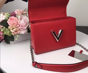Louis Vuitton Twist MM Epi Leather Chain Bag