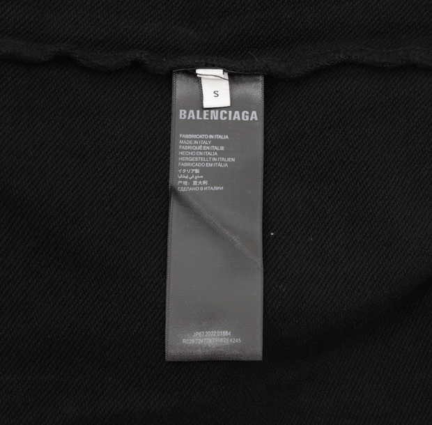 Balenciaga Graffiti Logo BB Sweatshirt – Black