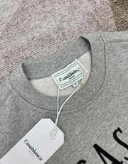 Casablanca Casa Way Grey Embroidered Sweatshirt
