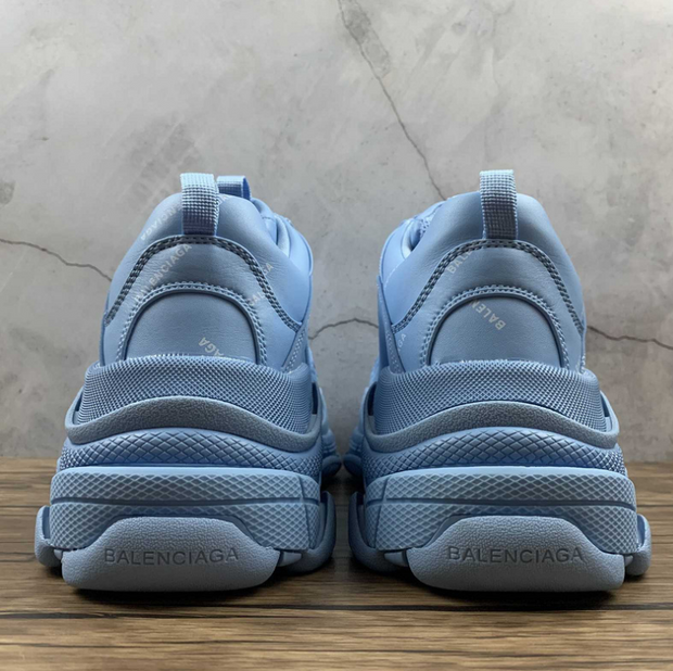 Balenciaga Triple S Logo All Over “Sky Blue”