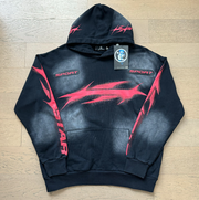 Hellstar Sport Black & Red Graphic Hoodie