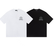 Chrome Hearts Horseshoe Tee – Black/White with Rhinestone Detailing