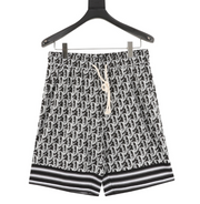 Dior Oblique Monogram Mesh Shorts – Beige/Brown